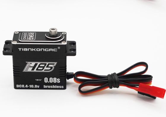 TIANKONGRC H85 8.4-16.8V 85KG Alta Velocidad Full Metal Impermeable Digital Servo Motor sin escobillas para el coche de escalada RC
