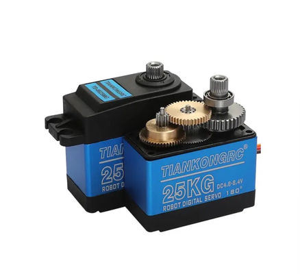Un buen precio. TIANKONGRC TD-6625MG 25KG 4.8-8.4V Motor de servo digital de engranaje de metal para automóvil inteligente de robot RC en línea