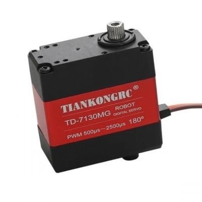 Un buen precio. TIANKONGRC 30kg TD-7130MG Metal Gear Servo Digital Motor 4.8-8.4V para el coche inteligente del robot RC en línea